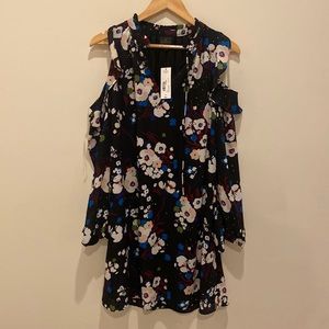 New cold shoulder dress